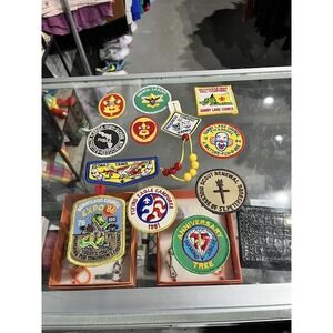 Lot Of 12 Vintage 1980's Boy Scouts Patches - Lot Of Vintage Patches 12 Patches